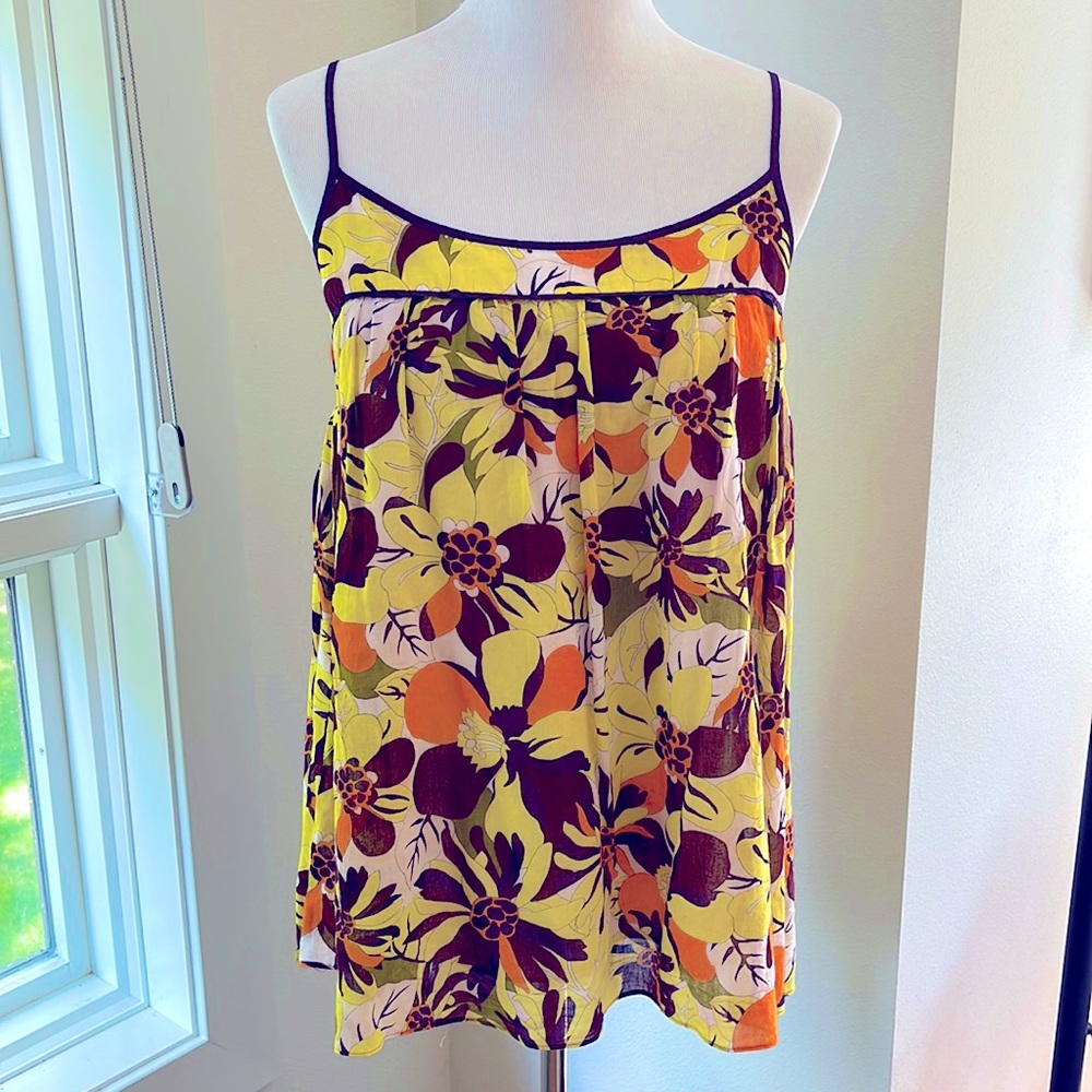 Milly of New York retro color babydoll tank